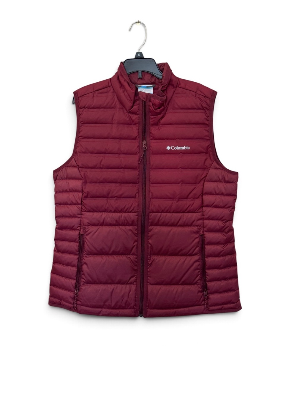 Columbia Burgundy Down Puffer Vest
